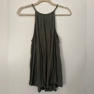 Olive Green Women's Top